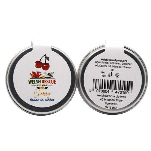 Welsh Rescue Cherry Lip Wax (15g Tin)