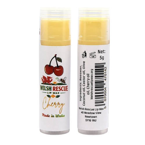 Welsh Rescue Cherry Lip Wax (5g tube)
