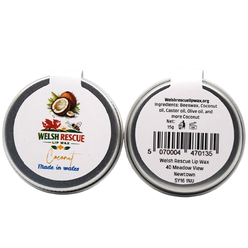 Welsh Rescue Coconut Lip Wax (15g Tin)