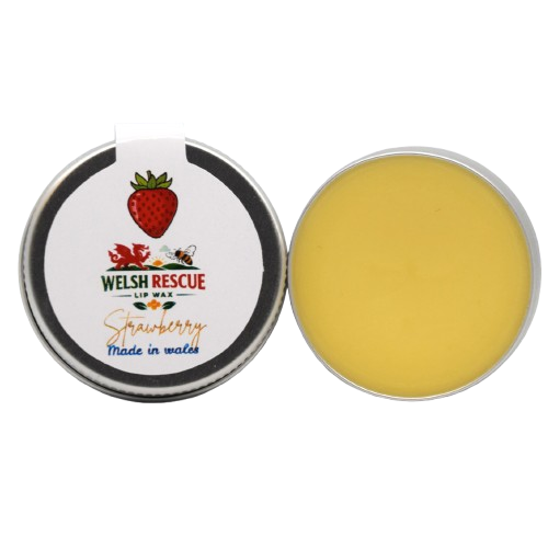 Welsh Rescue Strawberry Lip Wax (15g Tin)