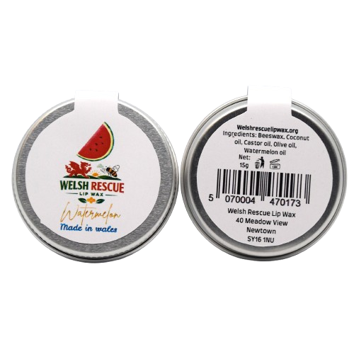 Welsh Rescue Watermelon Lip Wax (15g Tin)