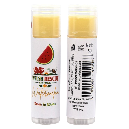 Welsh Rescue Watermelon Lip Wax (5g tube)