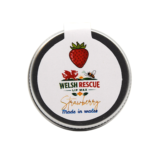 Welsh Rescue Strawberry Lip Wax (15g Tin)